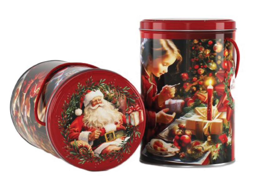 Солодкій новорічний подарунок Святковий тубус, 700г